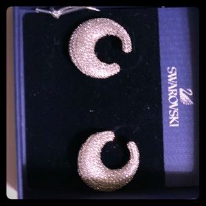Swarovski never been worn crystal earrings
